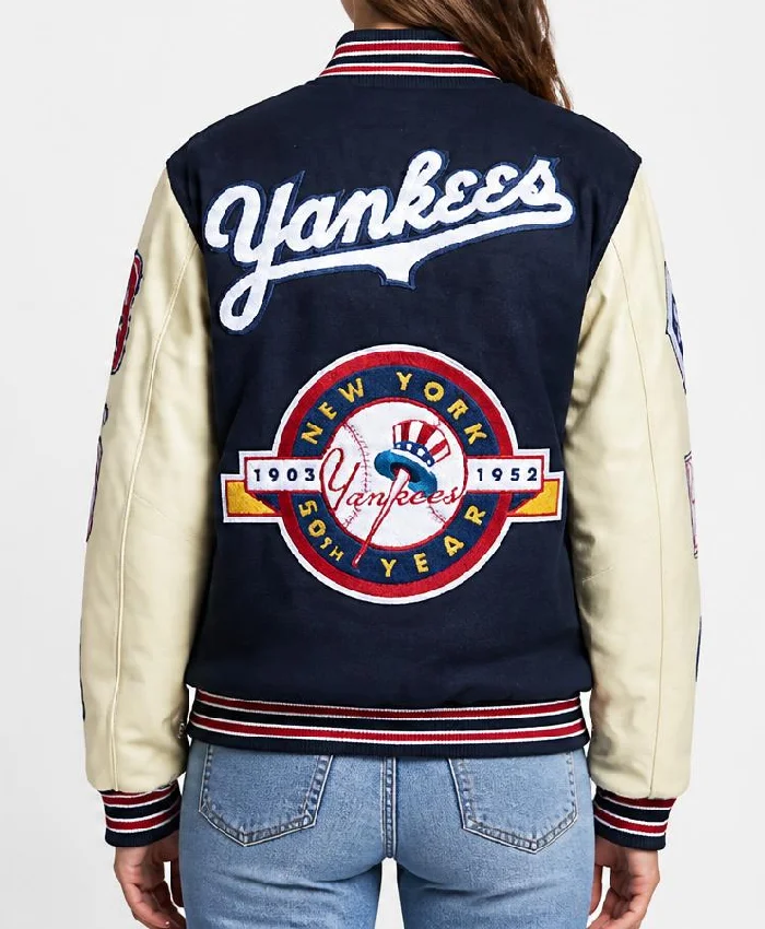 New York Yankees Starter 50th Year Varsity Jacket - LJB
