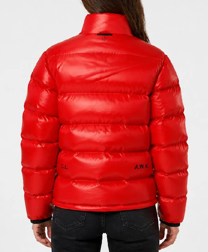 Women Nike Drake Nocta Puffer Red Jacket