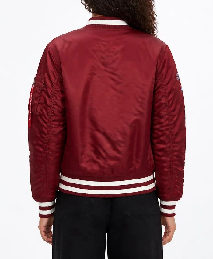Women Philadelphia Phillies New Era x Alpha Industries Bomber Jacket