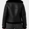 Women Serinda Swan Reacher S02 Black Leather Jacket