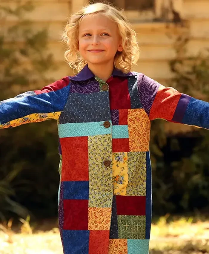 Womens Dolly Parton Coat Of Many Colors