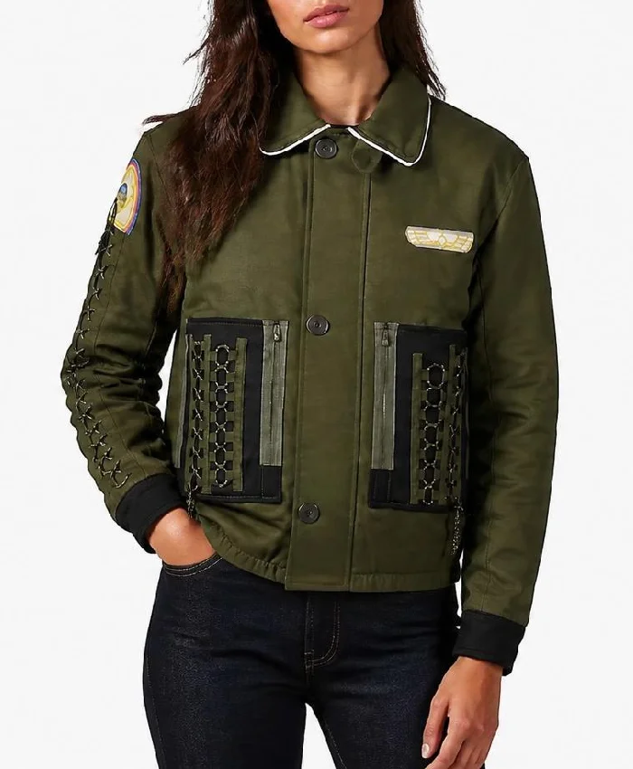 Womens Harry Dean Stanton Crew Alien Nostromo Jacket