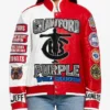 Womens Jeff Hamilton Crawford Leather Jacket