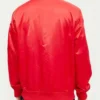 Wordmark Los Angeles Angels Full Snap Satin Red Jacket