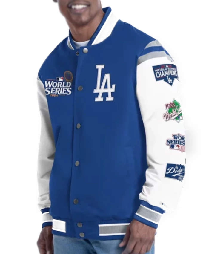 World Series Champions Los Angeles Dodgers G III Recruit Commemorative Varsity Jacket