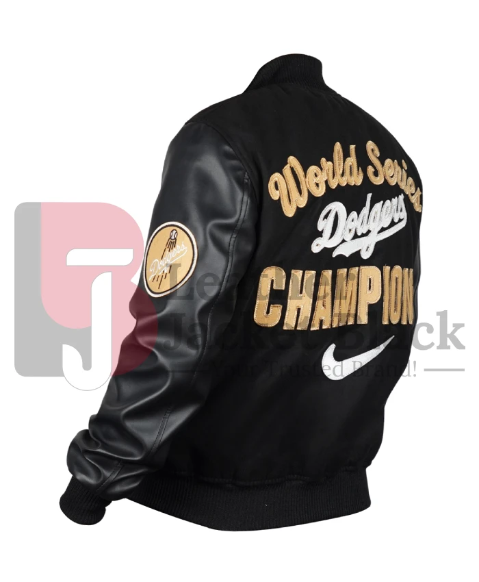 World Series Championship 2025 Dodgers Parade Roberts Black Jacket