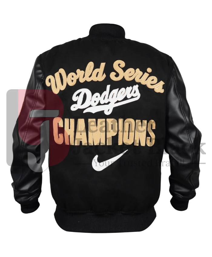 World Series Championship Dodgers Parade 2025 Dave Roberts Jacket Black