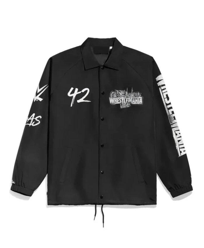 WWE WrestleMania 42 Vegas 2026 Coaches Jacket