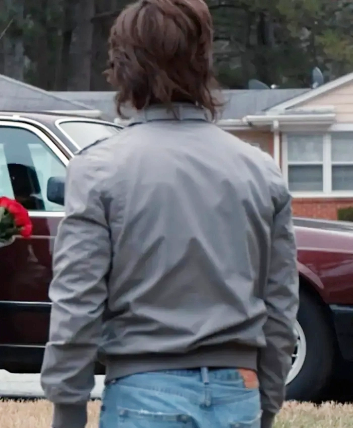 Wrangler Steve Harrington Grey Satin Jacket