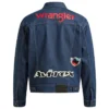 Wrangler X AVIREX AOP Patch Blue Denim Jacket