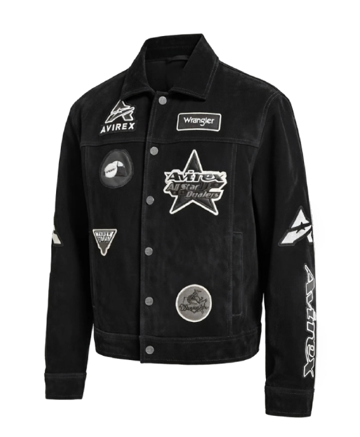 Wrangler x AVIREX Suede Trucker Jacket