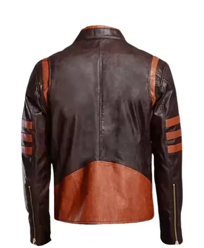 X Men Origins Wolverine Leather Brown Jacket