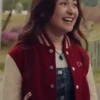 XO Kitty Anna Cathcart Red Varsity Jacket