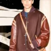 XO Kitty Q Brown Varsity Jacket