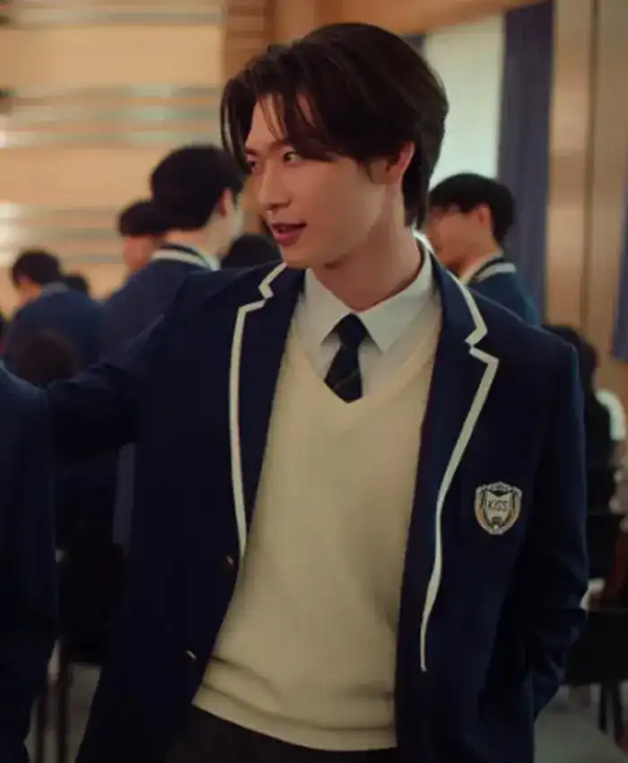 XO Kitty Sang Heon Lee Blue Blazer