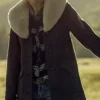 Yellowstone S02 Beth Dutton Brown Long Wool Coat