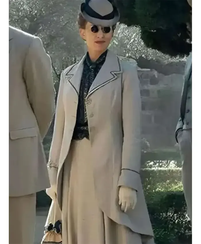 Young Sherlock 2026 Natascha McElhone Coat