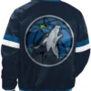 Youth Home Game T Wolves Navy Jacket