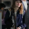 Zara Ford Navy Blue Varsity Jacket