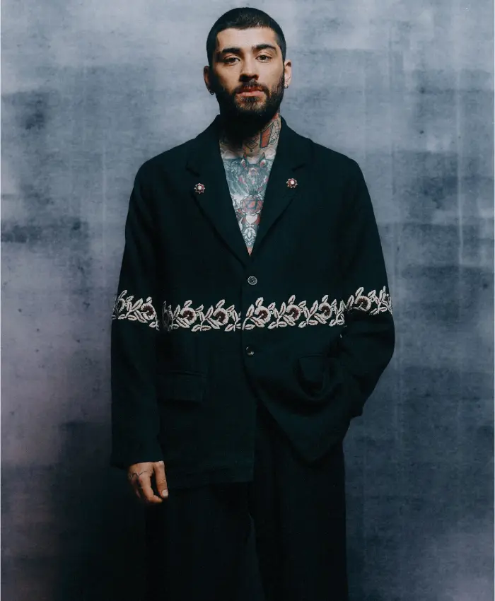 Zayn Malik Kartik Research Embroidered Blazer Sale