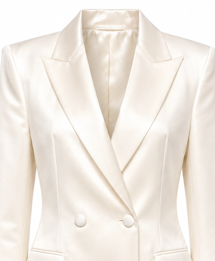 Zendaya The Odyssey 2026 Movie Premiere White Satin Blazer