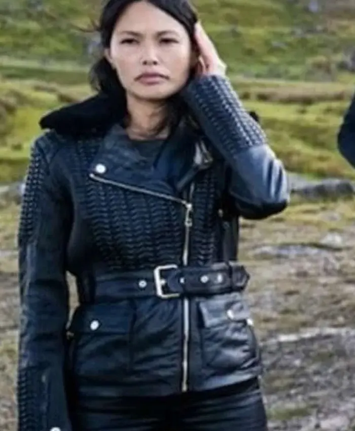Zhang Rhui The Lazarus Project Black Leather Jacket