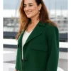 Ziva David TV Series NCIS Tony Ziva S01 Cote De Pablo Green Wool Jacket