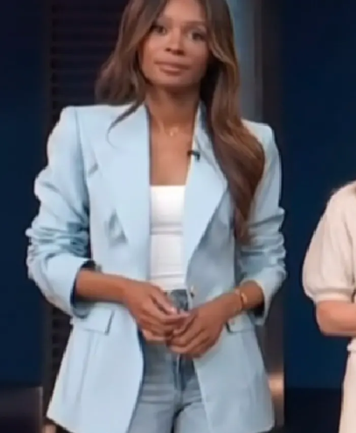 Access Hollywood 2025 Zuri Hall Blue Blazer