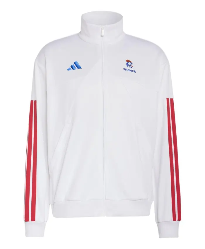 Adidas France White Track Jacket