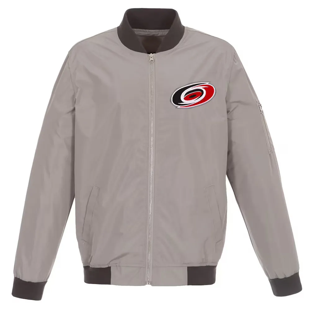 Carolina Hurricanes Grey Lightweight Nylon Jacket