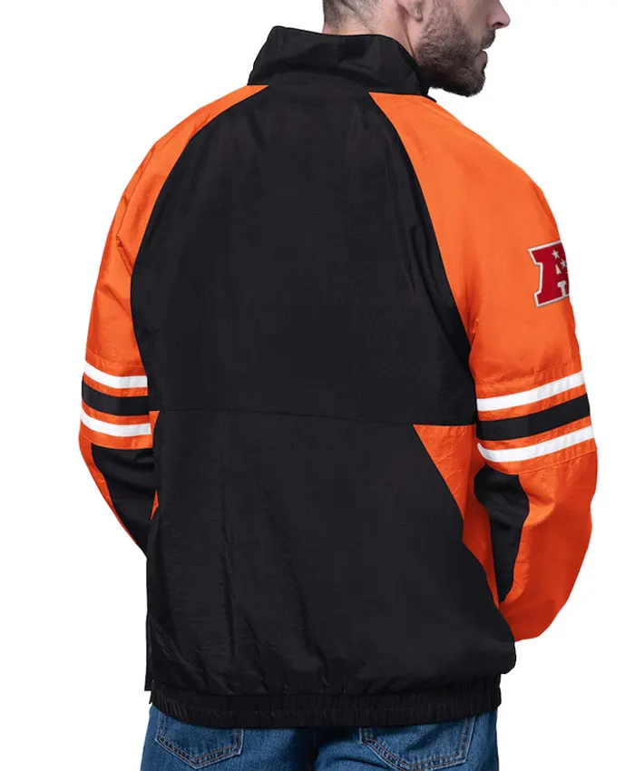 Cincinnati Bengals Prospect Black Half Zip Pullover Jacket