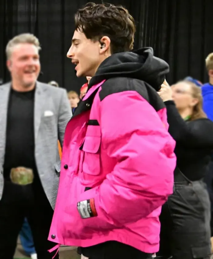 College Gameday Timothee Chalamet Puffer Full Zip Jacket