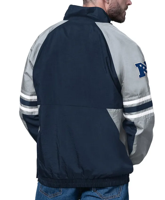 Dallas Cowboys Prospect Navy Half Zip Pullover Jacket