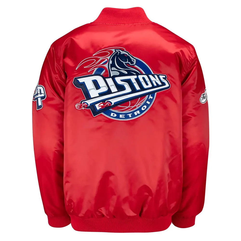 Detroit Pistons 20th Anniversary Red Jacket