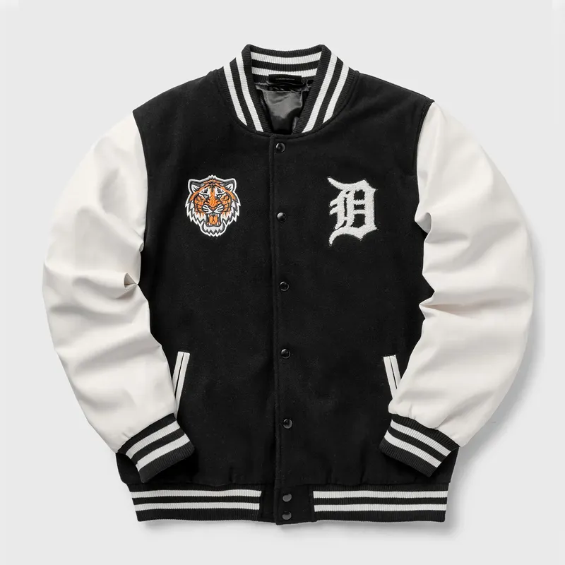 Detroit Tigers Wordmark Varsity Jacket