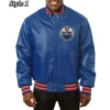 Edmonton Oilers Leather Jacket 1