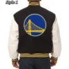 Golden State Warriors Domestic Black And White Jacket