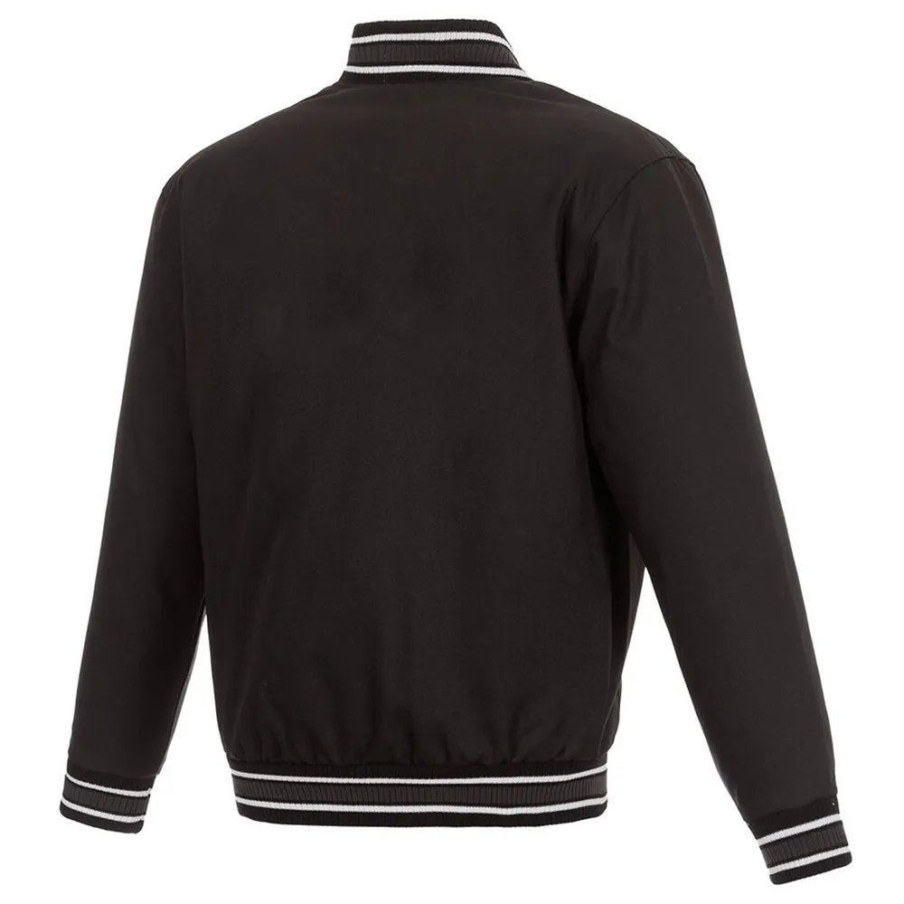 Golden State Warriors Poly Twill Black Jacket