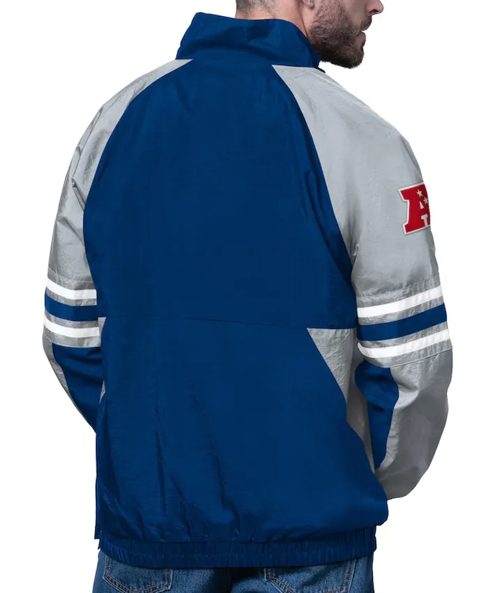 Indianapolis Colts Prospect Royal Half Zip Pullover Jacket