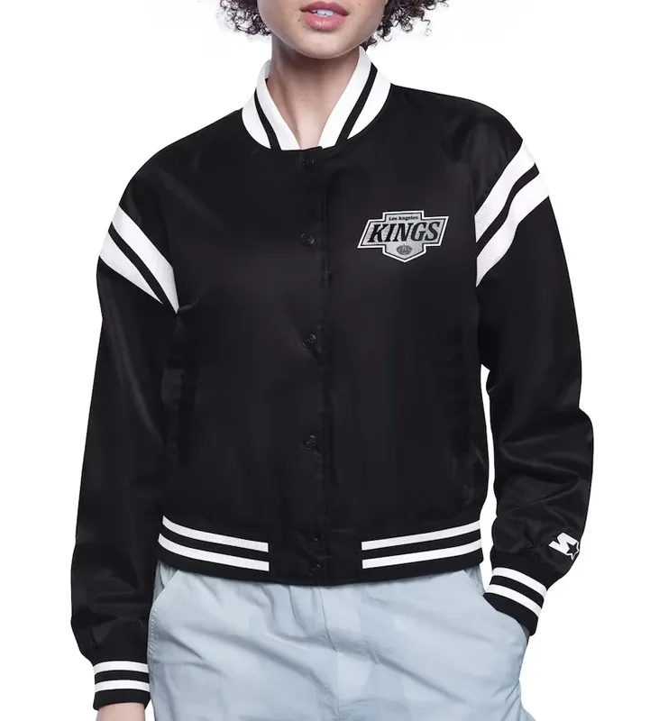 Los Angeles Kings Round Team Logo Jacket