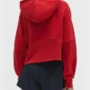 Lululemon College Crimson San Francisco 49ers Scuba Oversized Half Zip Red Hoodie