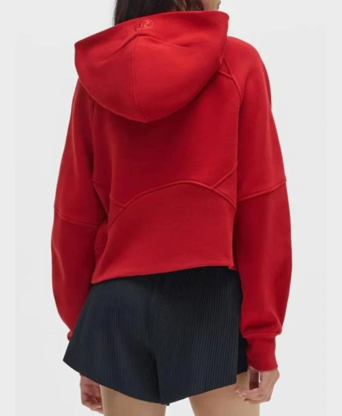 Lululemon College Crimson San Francisco 49ers Scuba Oversized Half Zip Red Hoodie