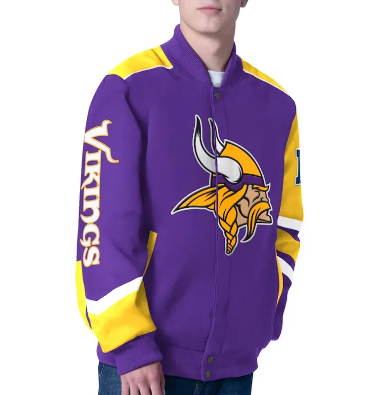 Minnesota Vikings Prime Time Racing Jacket