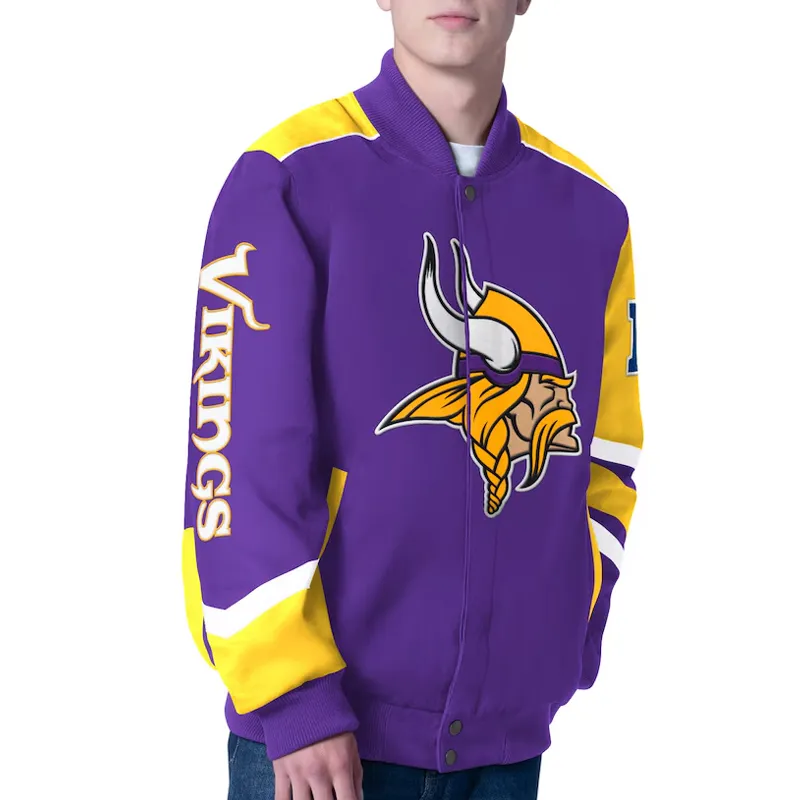 Minnesota Vikings Prime Time Racing Jacket