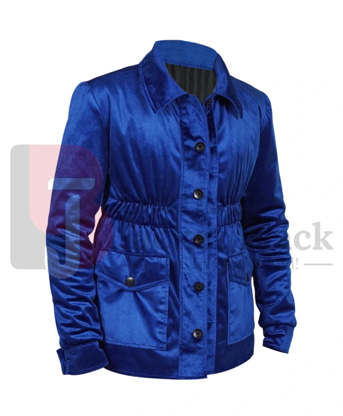 Down Cemetery Road S1 Sarah Tucker Blue Jacket - Image 5