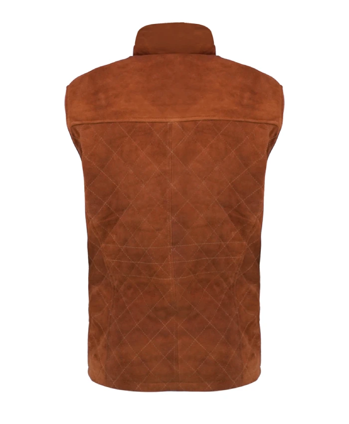 Suede Fur Vest - Image 4