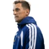 2026 Adidas Teamgeist Juventus Blue Full Zip Raglan Cotton Jacket