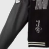 2026 Disney x Formula 1 Minnie Mouse Wool with Leather Varsity Jacket