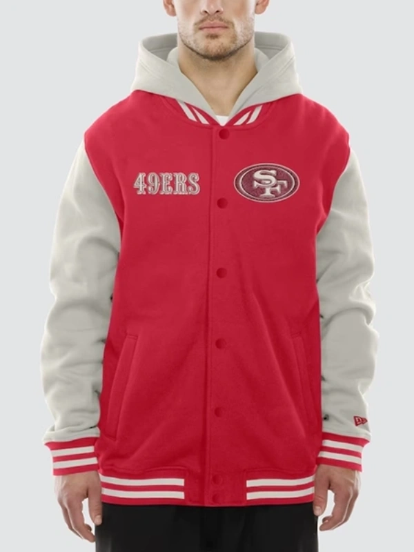 San Francisco 49ers 2026 New Era Hoodie Jacket