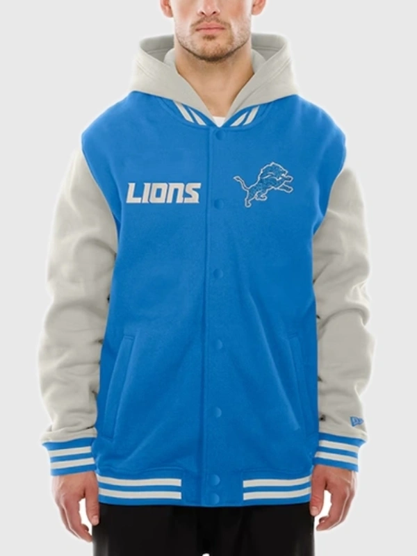 Detroit Lions 2026 New Era Hoodie Jacket
